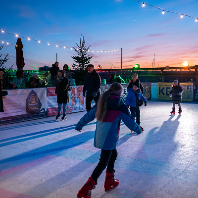 Eisbahn auf dem Karlchen