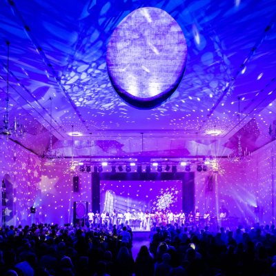 Illuminierte Orangerie Winter Varieté